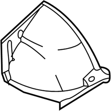BMW 41-14-8-172-503 Section Of Left Front Wheel Housing