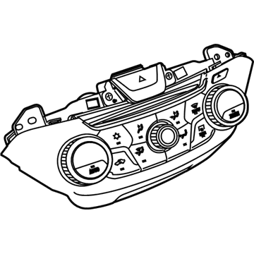 GM 92278336 Dash Control Unit