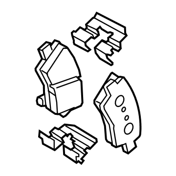 Hyundai 58302-N9A15 PAD KIT-REAR DISC BRAKE