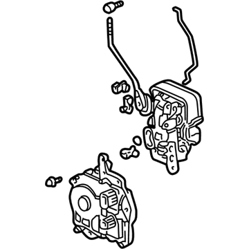 Honda 72110-S2A-A01 Lock Assembly, Right Front Door Power