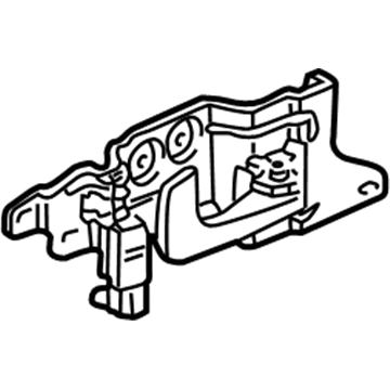 Honda 72120-S2A-J01ZC Handle Assembly, Passenger Side Inside (Aluminium Silver)