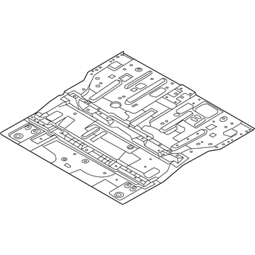 Kia 651004D500 Panel Complete-Front Floor