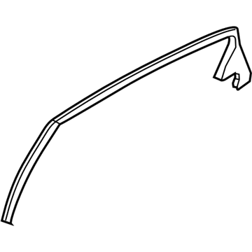 Hyundai 83910-3N000 Cover Assembly-Rear Door Frame Inner, LH