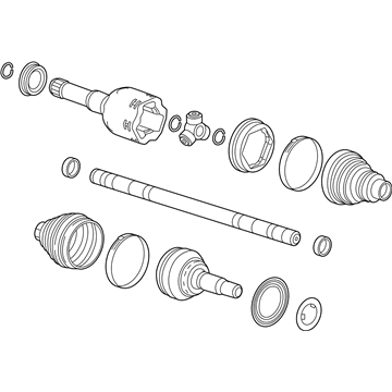GM 84227212 Axle Assembly