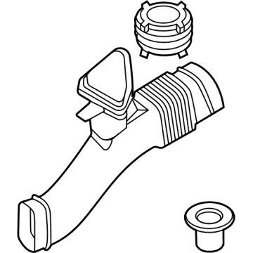 BMW 13-71-8-689-752 INTAKE DUCT, RIGHT