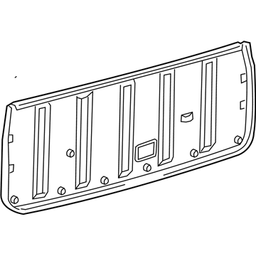 Toyota 64781-35020-B0 Gate Trim Panel