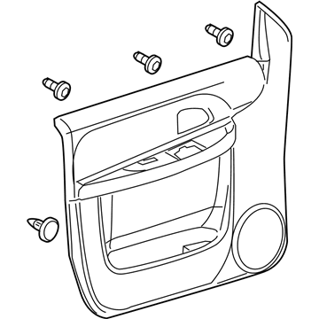 GM 25898228 Panel Asm-Front Side Door Trim *Cashmere E