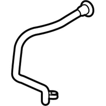 BMW 13-90-7-645-857 Fuel Tank Breather Line