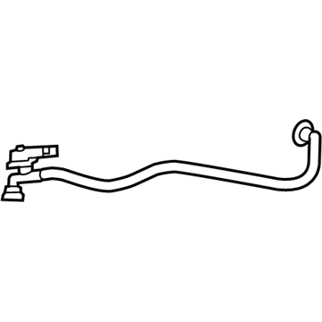 BMW 13-90-7-645-859 Tank Ventilation Line W/ Pressure Sensor