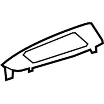 Lexus 74232-50110-B0 Panel, Front Armrest Base, Upper LH