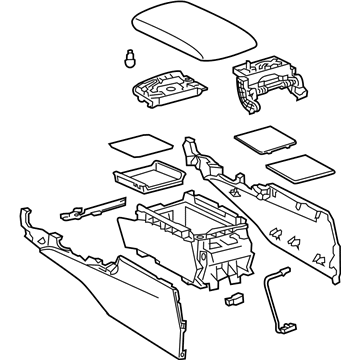 Lexus 58810-30C70-C0 Box Assembly, Console