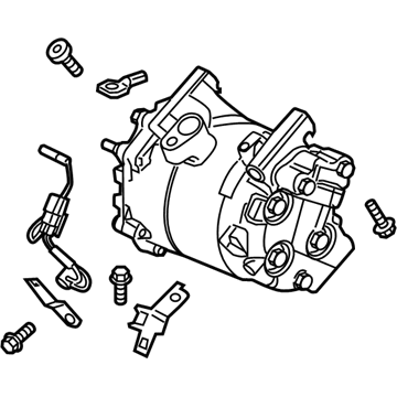Acura 38810-R4H-A01 Compressor Complete