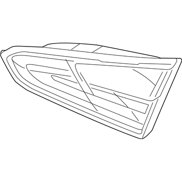 Kia 92430A7200 Lens & Housing-Rear Combination Inside