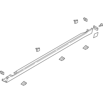 Hyundai 87751-D2000 Moulding Assembly-Side Sill, LH