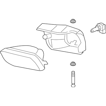 GM 15190983 Fog Lamp Assembly