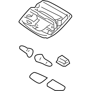 Nissan 26430-5M063 Lamp Assembly-Map