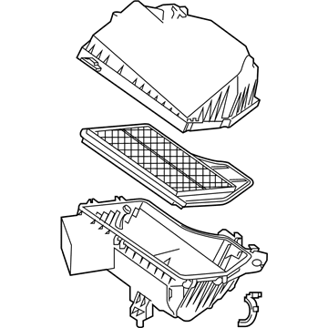 Nissan 16500-3TA0C Air Cleaner