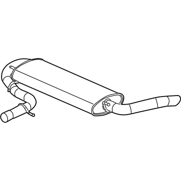 GM 15898908 Muffler