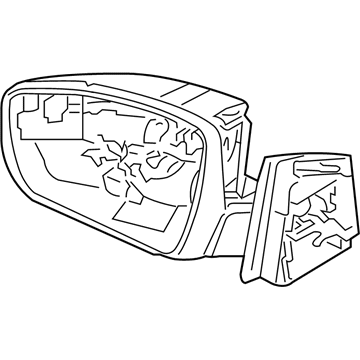Ford F1EZ-17683-R Mirror Assembly
