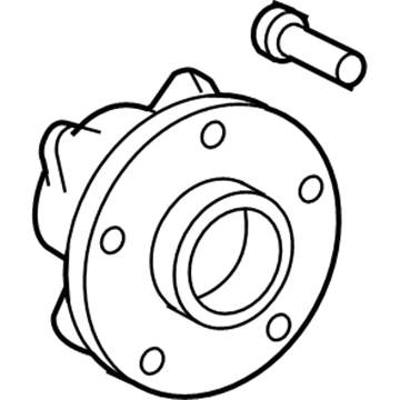 Lexus 43550-53010 Front Axle Hub Sub-Assembly, Right