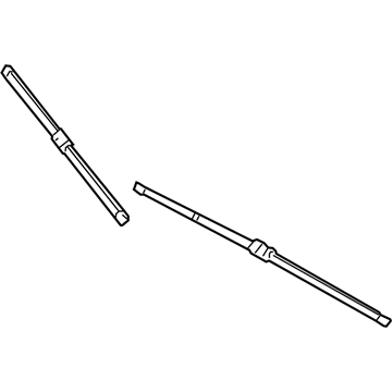BMW 61-61-0-034-739 Wiper Blades (up to 10/11)