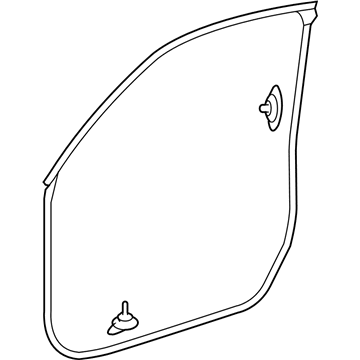 Acura 72350-SZN-A01 Weatherstrip, Left Front Door