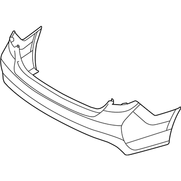 Hyundai 86610-E6000 Rear Bumper Cover