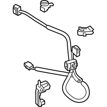 Honda 32165-THR-A00 Sub-Wire, RR. Bumper