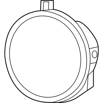 Mopar 5182026AA Front Fog Lamp