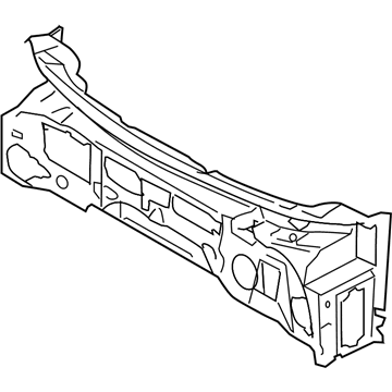 BMW 51-48-7-284-601 Soundinsulation, Bulkh.Upper Section, Left