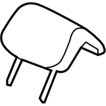 Hyundai 89700-2E000-G8A Headrest Assembly-Rear Seat