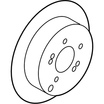 Hyundai 58411-3Q000 Disc-Rear Brake
