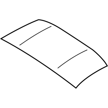 BMW 41-00-7-222-077 Roof Shell, Front