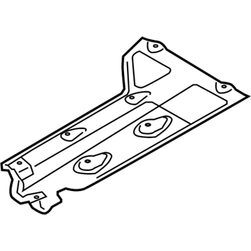 Hyundai 84135-D2000 Under Cover Assembly, LH