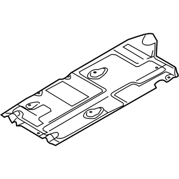 Hyundai 84137-D2000 Under Cover-Rear.LH
