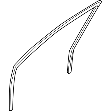 Kia 0K30A58605A Channel-Glass Run, RH