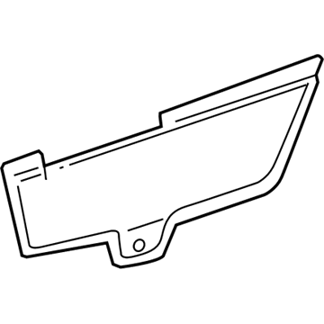 GM 12374414 Insert, Rear Side Door Trim *Shale