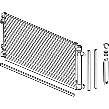 Honda 80100-TBC-A02 W-CONDENSER ASSY