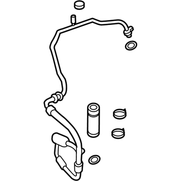 Honda 80312-TBC-A04 Hose Comp, Suction