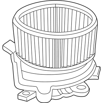 Mopar 4885325AB Motor-Blower W/WHEEL