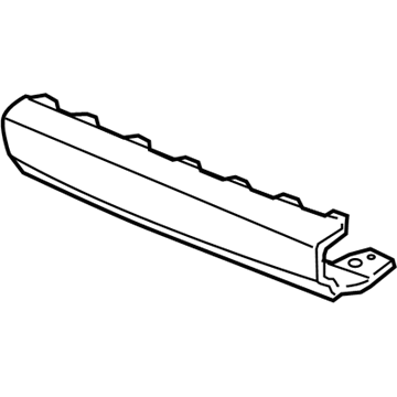 Honda 71110-SCV-A10ZA Garnish, FR. Bumper Face Skid *NH533* (BUMPER DARK GRAY)