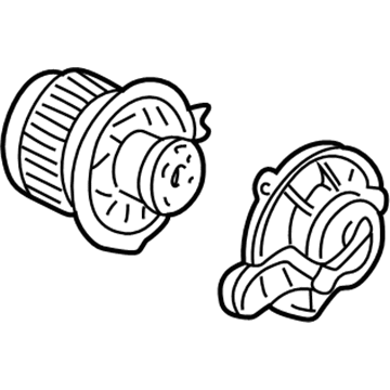 Acura 79503-S3V-A51 Blower Assembly, Rear