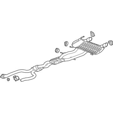 GM 84399115 Muffler & Pipe