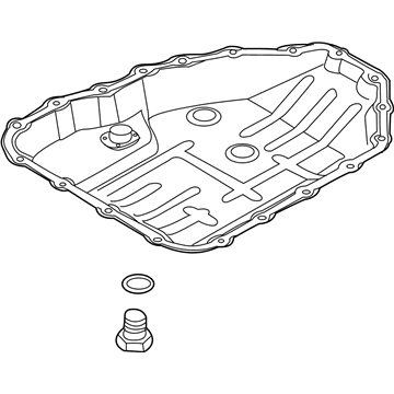 Hyundai 45280-23001 Pan Assembly-Automatic Transaxle Oil