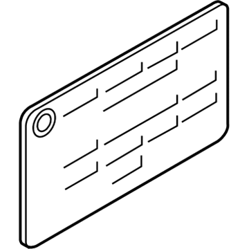 BMW 71-23-9-384-996 Label, Coolant