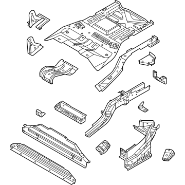 Ford LJ9Z-5811215-A PAN ASY - FLOOR