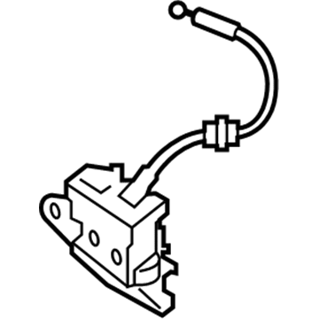 Hyundai 81230-C1010 Trunk Lid Latch Assembly