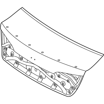 Hyundai 69200-E6010 Panel Assembly-Trunk Lid