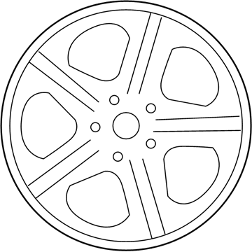 Hyundai 52910-0W375 17 Inch Wheel