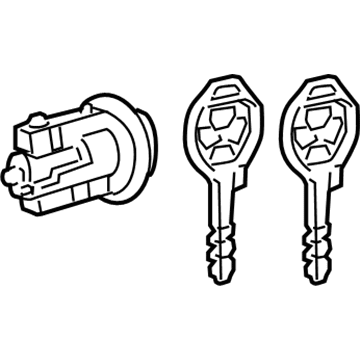 Toyota 69057-60610 Cylinder & Keys